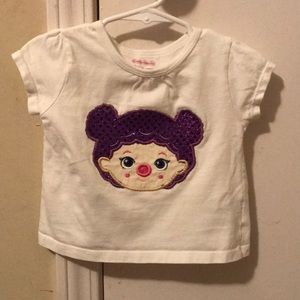 Girls white short sleeve shirt